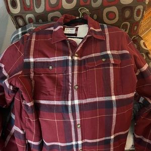 Mens old navy flannel jacket with Sherpa lining brand new